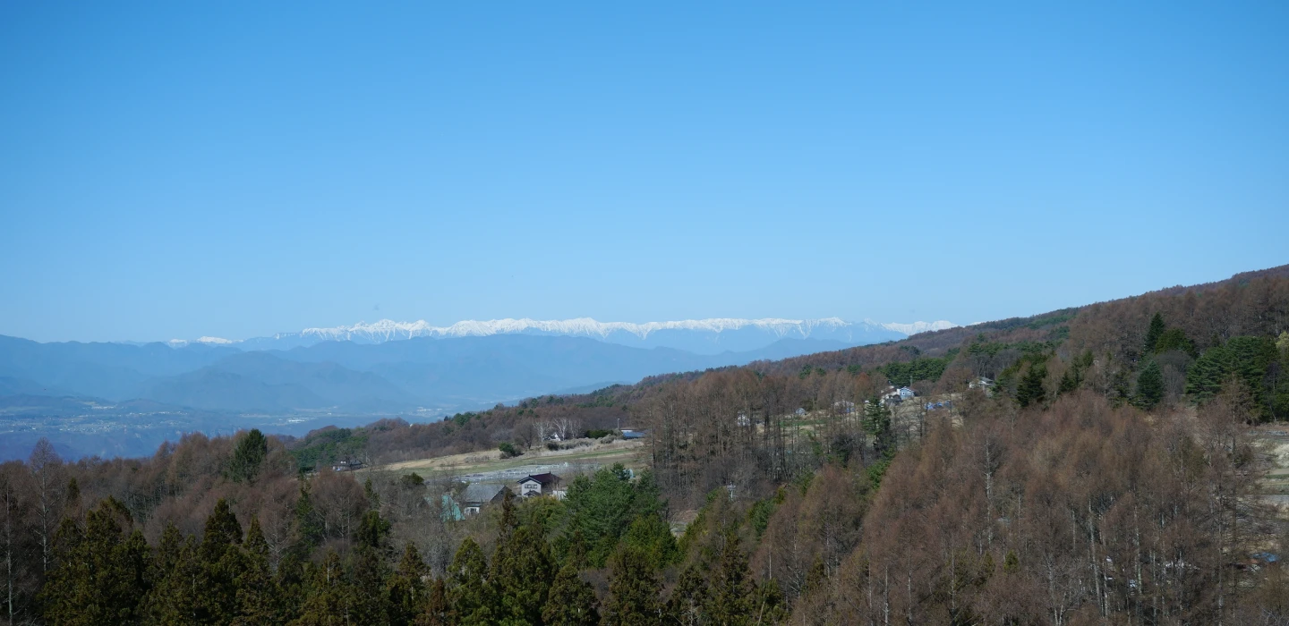 浅間山麓の景色